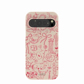 Urban Fashion Seashell Cowgirl Chic Google Pixel 9/9 Pro Case