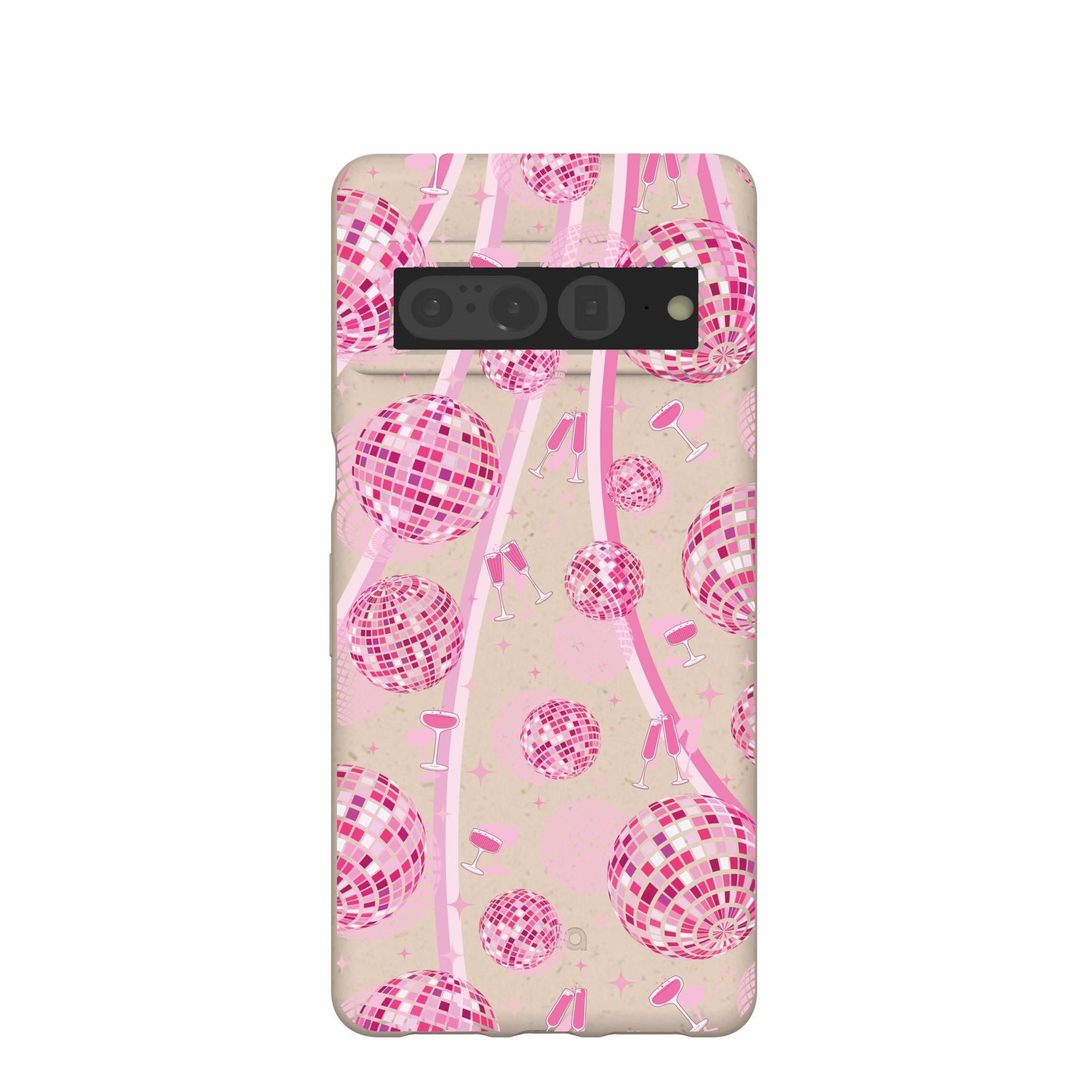 Seashell Dancing Lights Google Pixel 7 Pro Case Hybrid Grip Finish