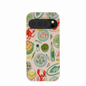 professional accessory Sleek Texture Seashell Dock and Dine Google Pixel 10/10 Pro Case