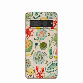 Seashell Dock and Dine Google Pixel 7 Pro Case Flexible Material Shock Resistant