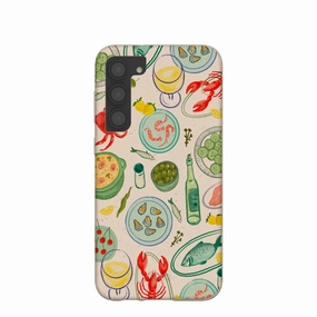 Seashell Dock and Dine Samsung Galaxy S23 (Plus) Case Premium Touch