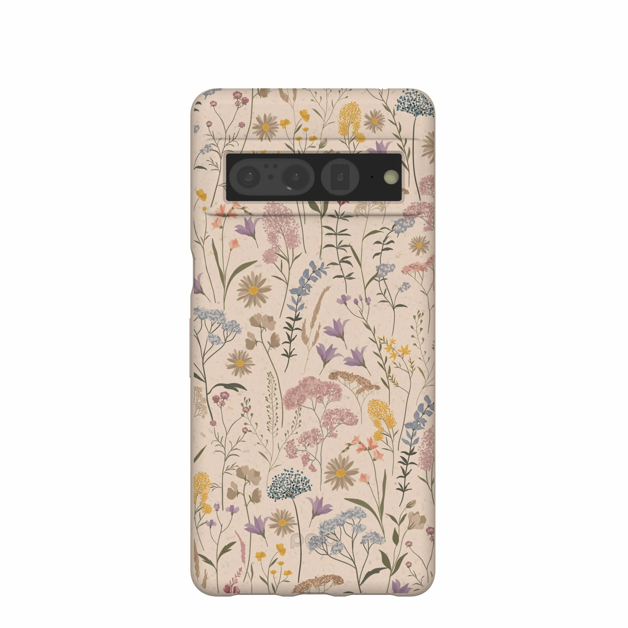 Seashell Dusty Petals Google Pixel 7 Pro Case Drop Protection