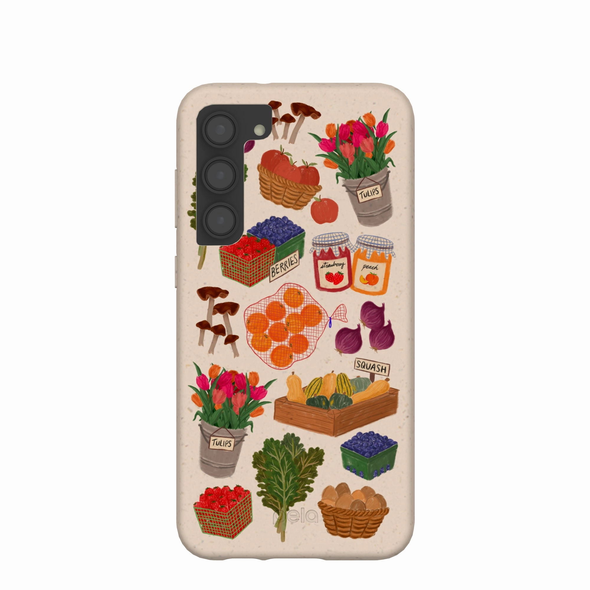 Functional Design Seashell Farm Market Samsung Galaxy S23 (Plus) Case
