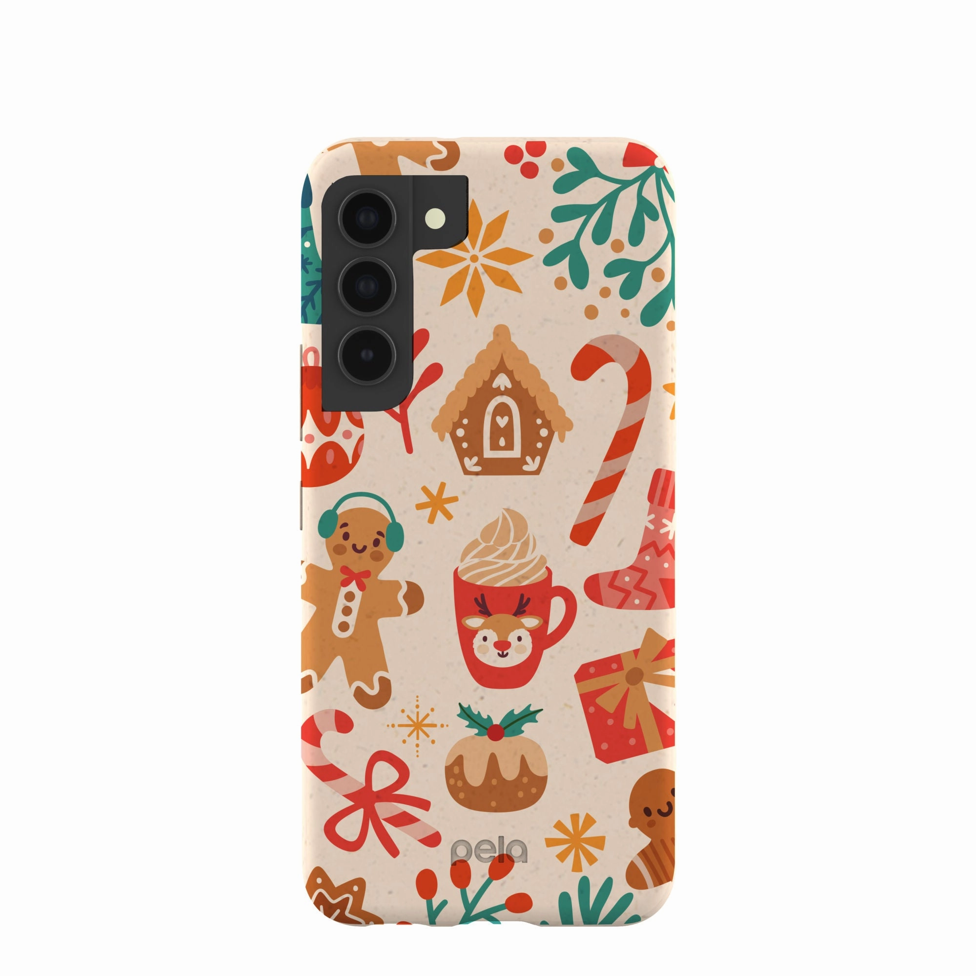Flexible Edge Texture Flexible frame Seashell Festive AF Samsung Galaxy S22 Case