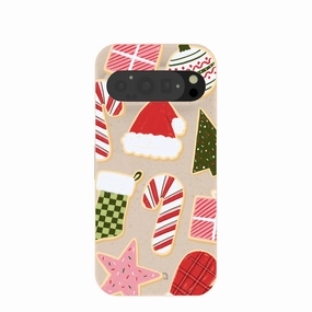 Gloss Texture Premium Texture Design Seashell Festive Cookies Google Pixel 9/9 Pro Case