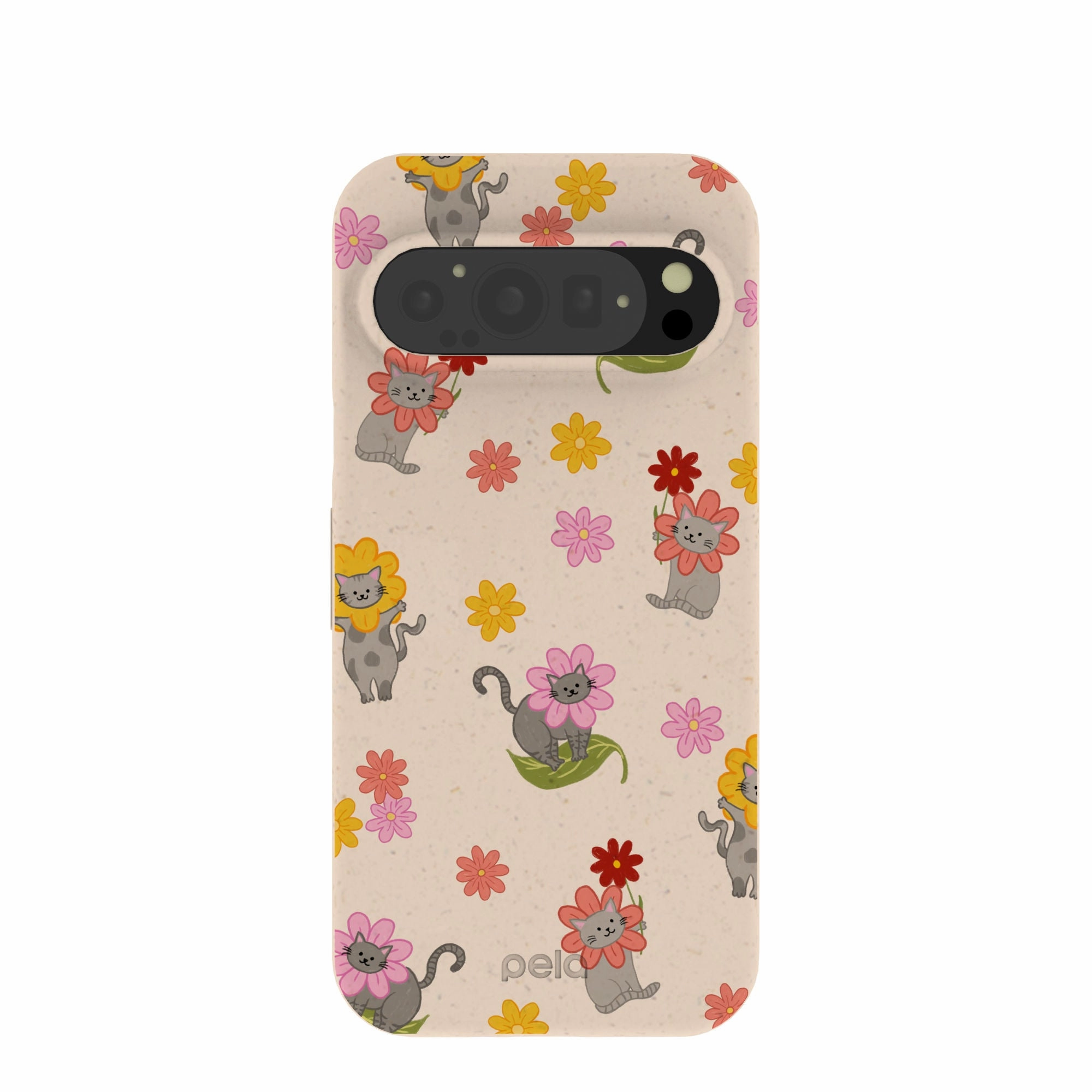 Seashell Flower Cats Google Pixel 9/9 Pro Case daily protection