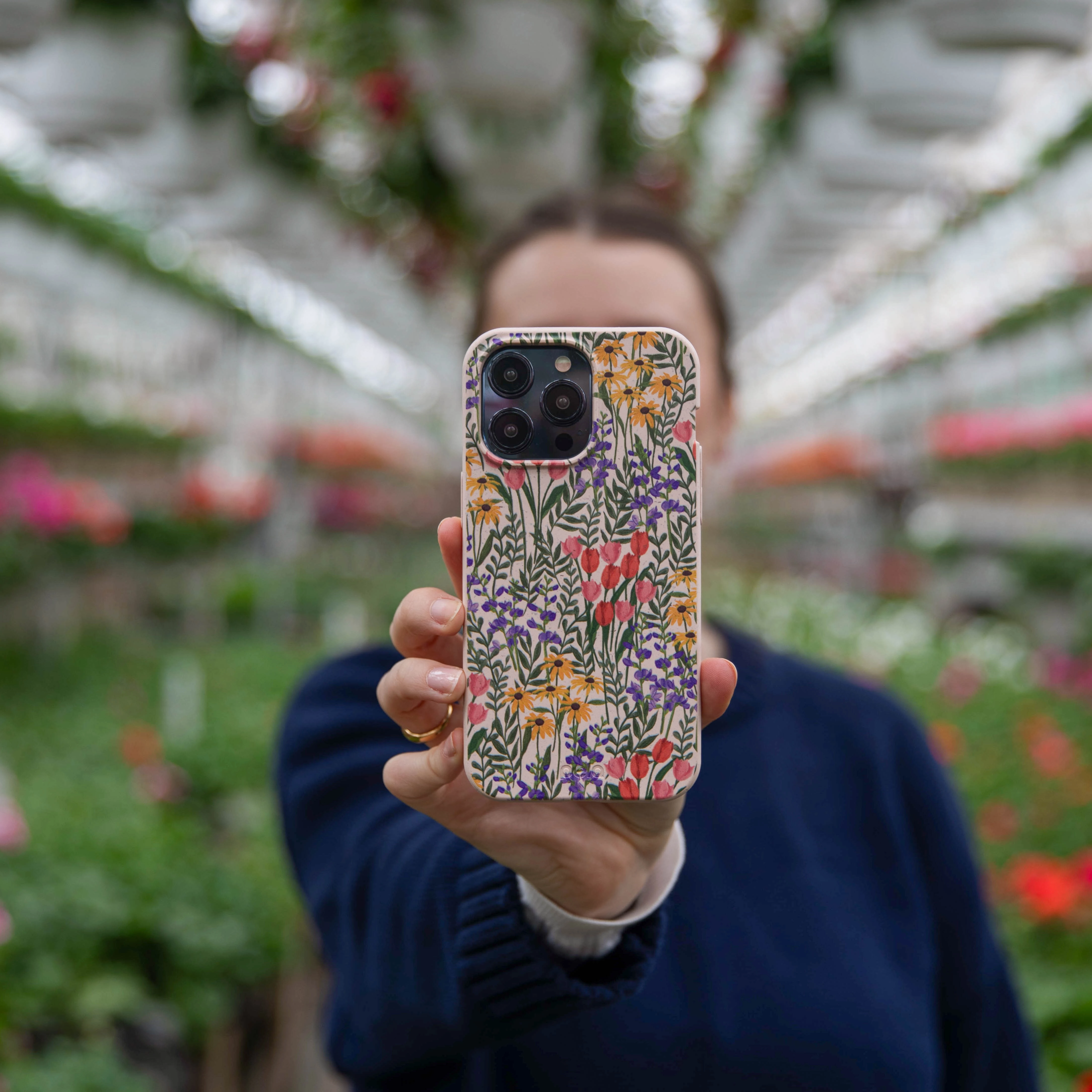 Seashell Flower Field iPhone 17 Pro Max Case High protection