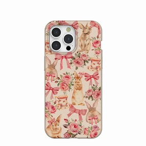 Seashell Garden Party iPhone 15 Pro Max Case Flexible Fit Dual Layer
