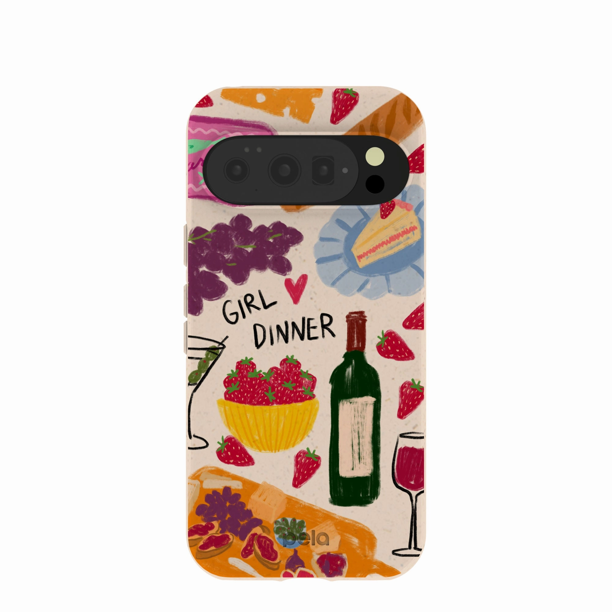 Seashell Girl Dinner Google Pixel 10/10 Pro Case Elegant Finish