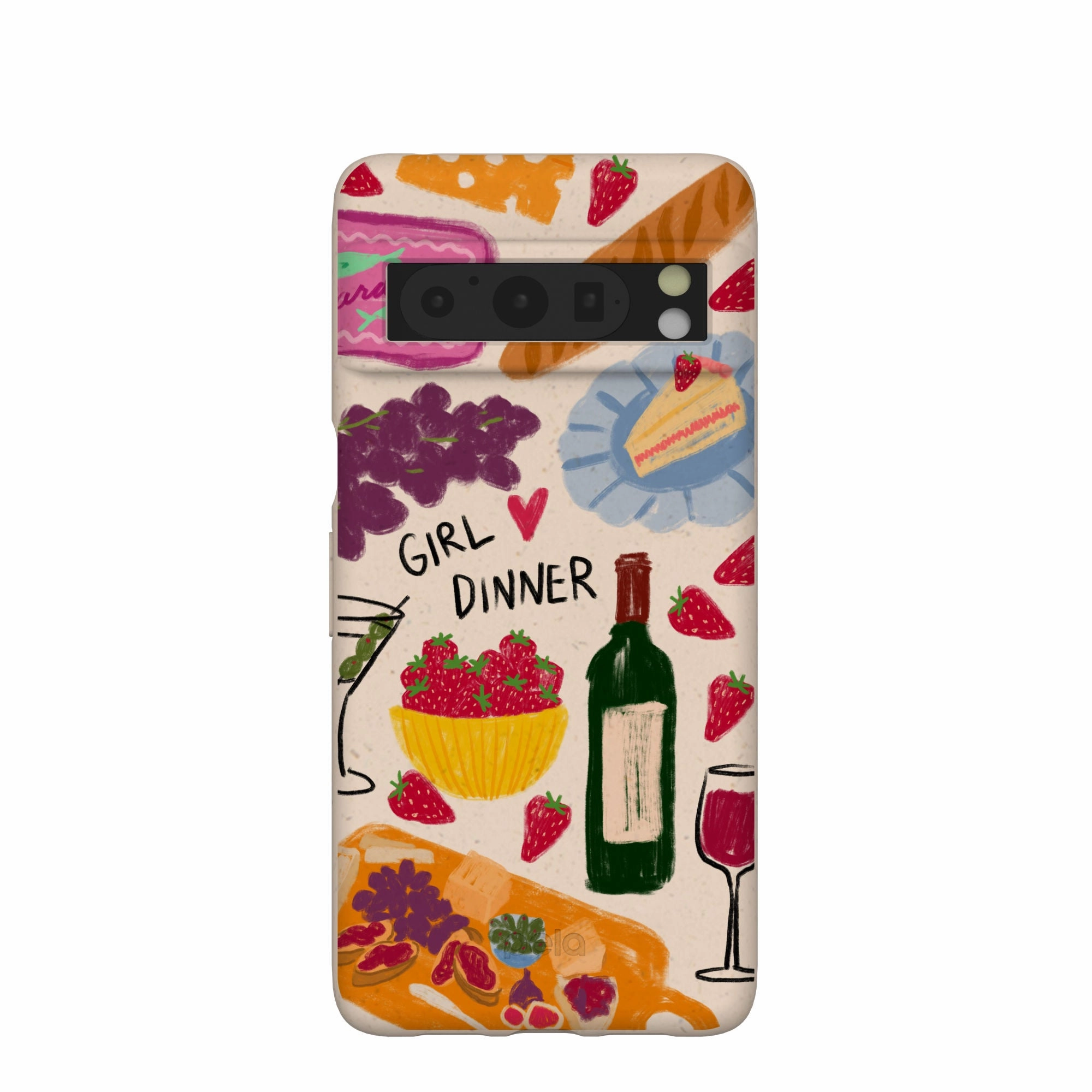 Seashell Girl Dinner Google Pixel 8 Pro Case Sleek Profile Drop Shield