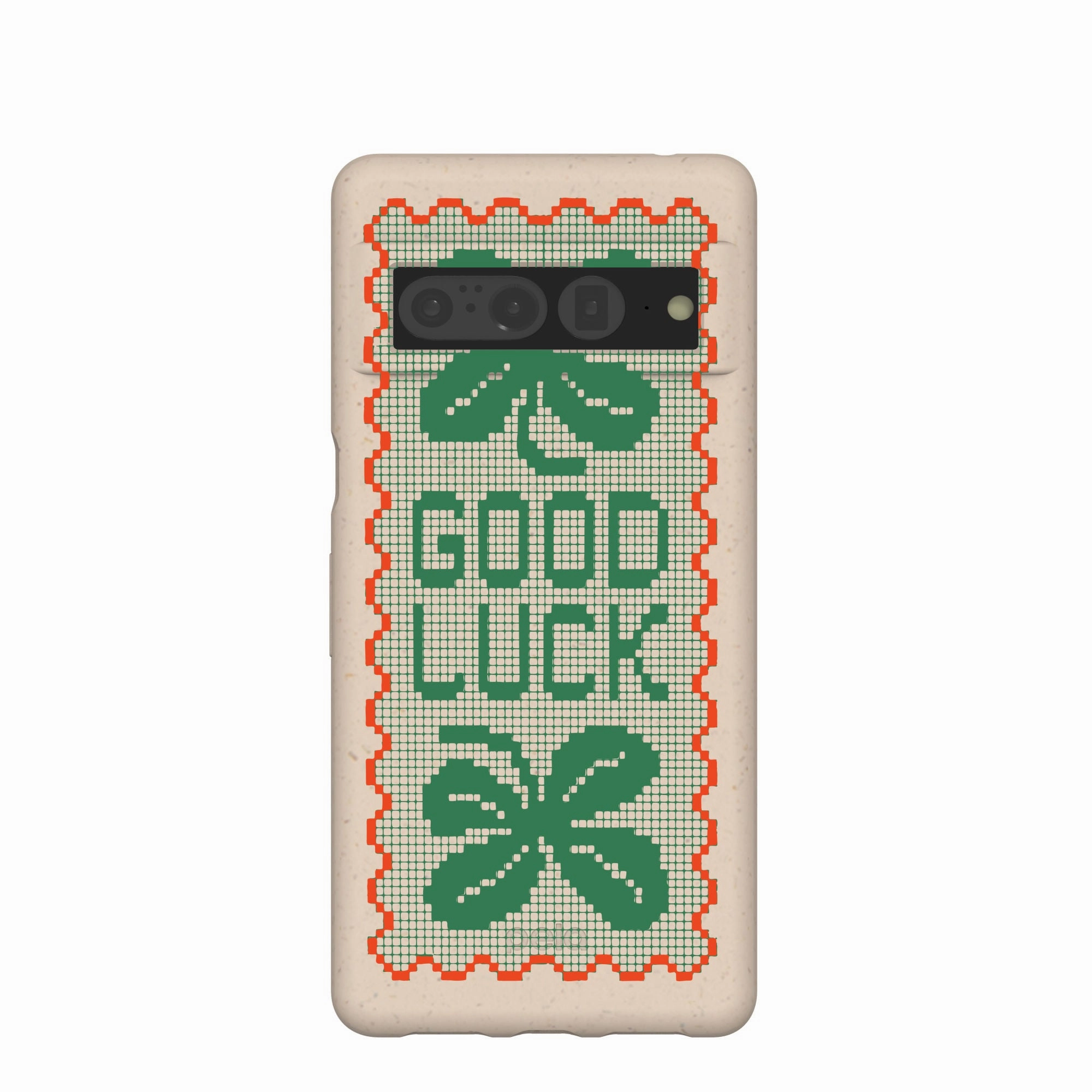 Seashell Good Luck Lace Google Pixel 7 Pro Case Light Finish Premium Feel Layer