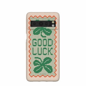 Seashell Good Luck Lace Google Pixel 8 Pro Case Precision Cutouts Smooth Form Texture
