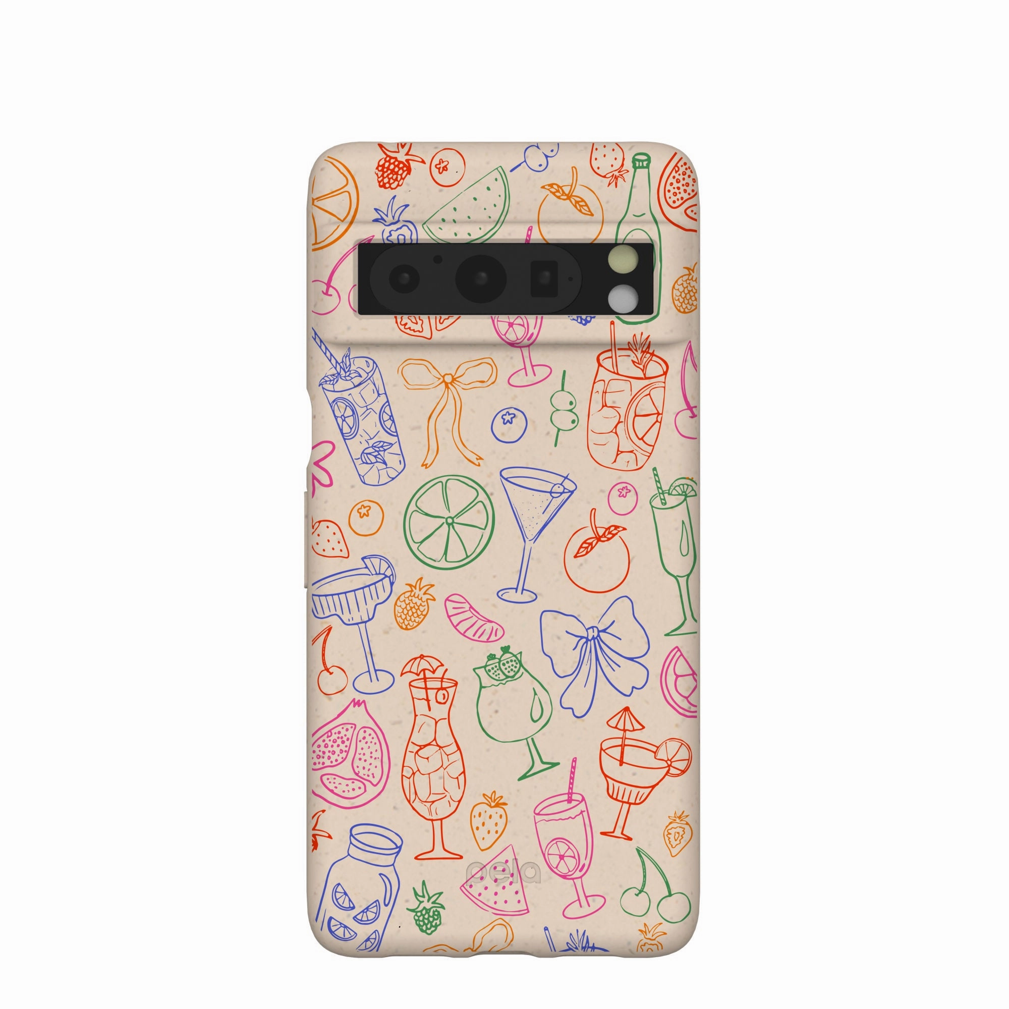 Soft Cushion Vivid colors Seashell Happy Hour Google Pixel 8 Pro Case