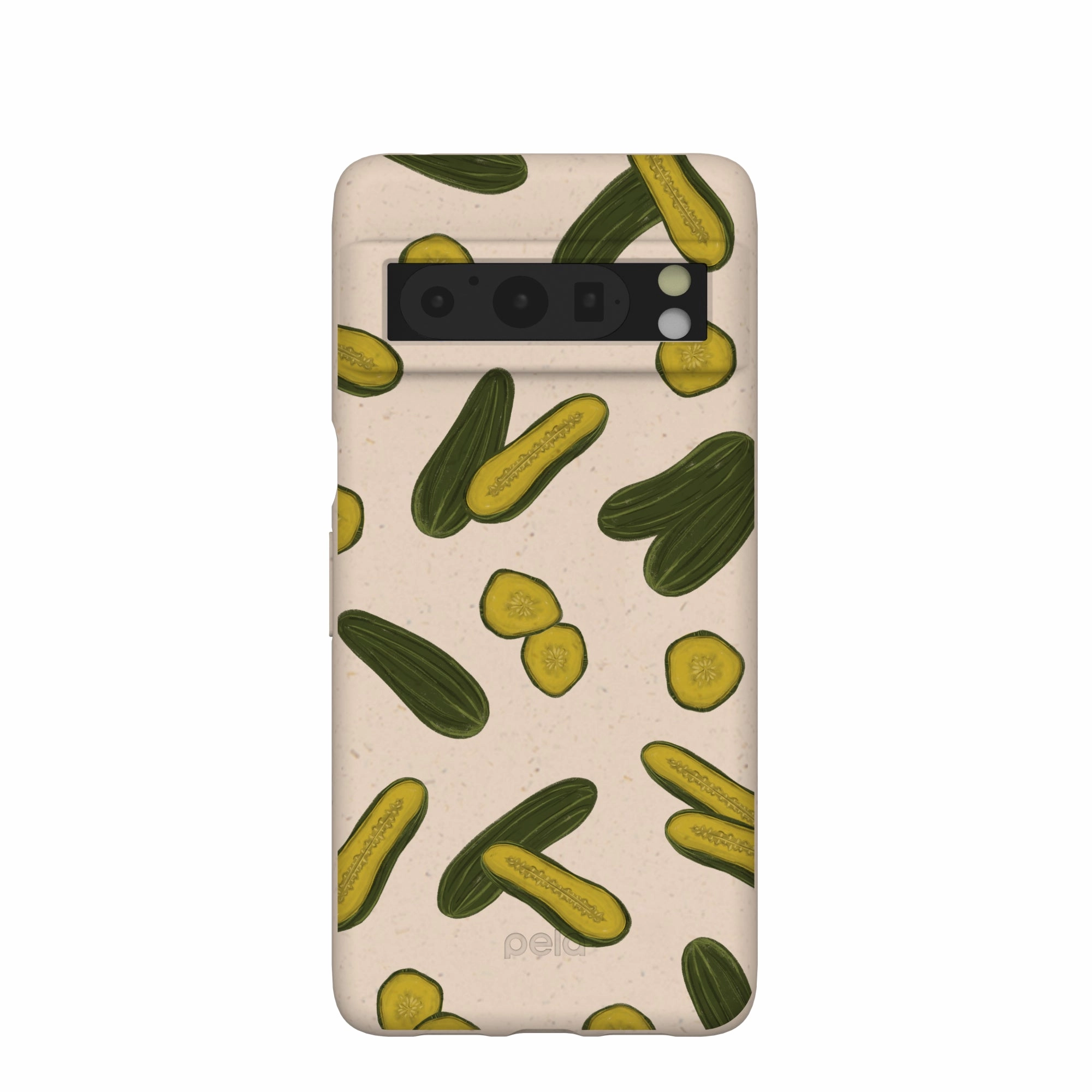 Grip Enhanced Hard Plastic Seashell In a Pickle Google Pixel 8 Pro Case