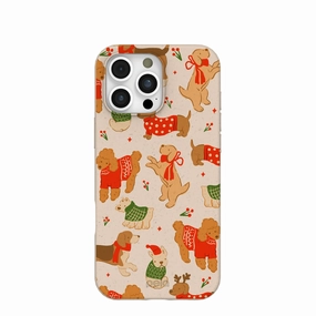 Seashell Jolly Doggos iPhone 16 Pro Max Case Strong Shell