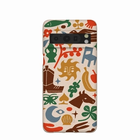 Seashell Junk Drawer Google Pixel 8 Pro Case Customizable Option