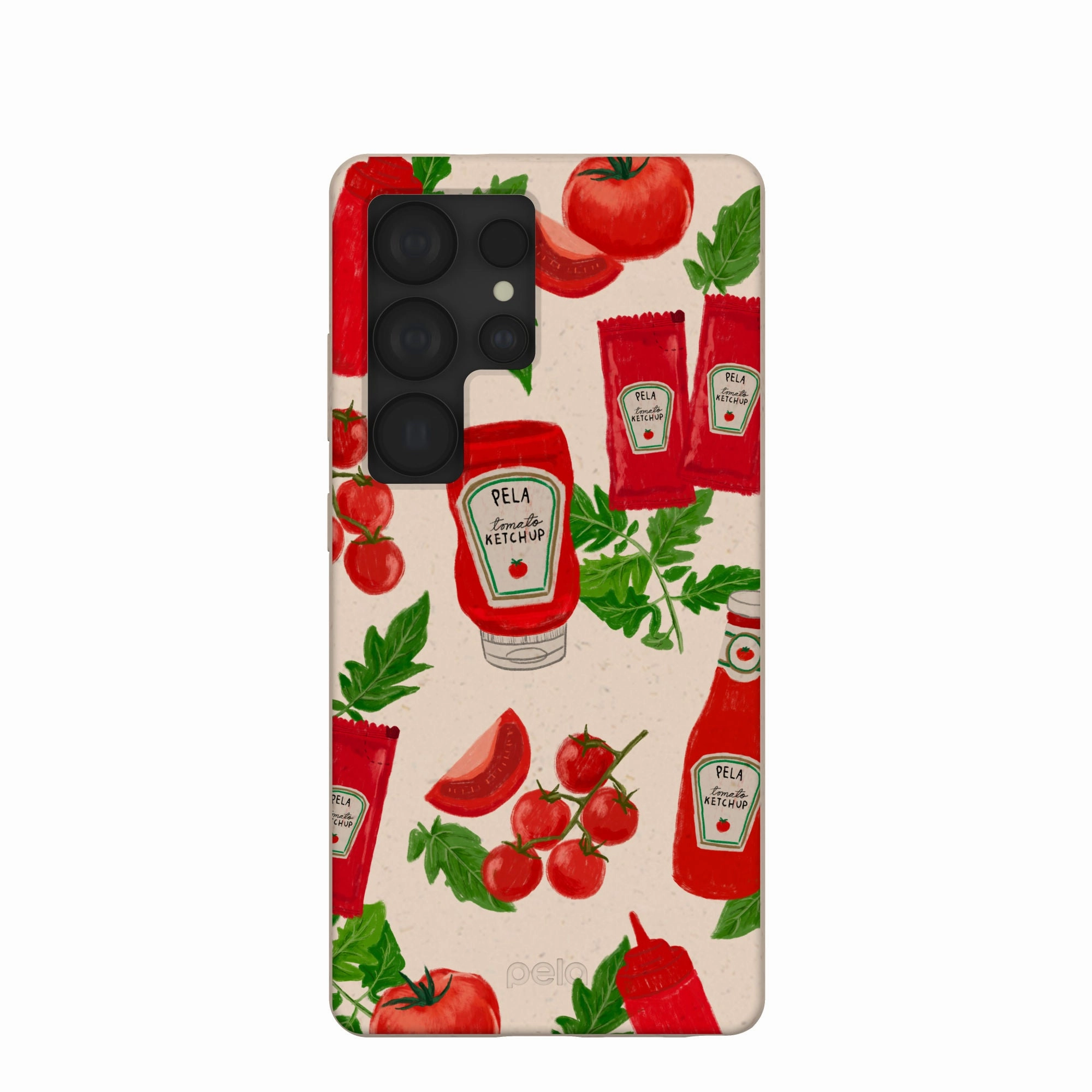 Seashell Ketchup Party Samsung Galaxy S25 Ultra Case Hybrid Pattern