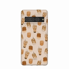 Matte Finish Soft Frame Seashell Latte Love Google Pixel 7 Pro Case