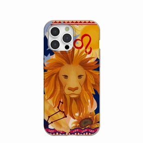 Seashell Leo Lion iPhone 15 Pro Max Case Smooth Feel Surface Matte Look Finish