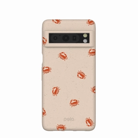 Comfort Texture Tough Frame Seashell Lil Crabby Google Pixel 8 Pro Case