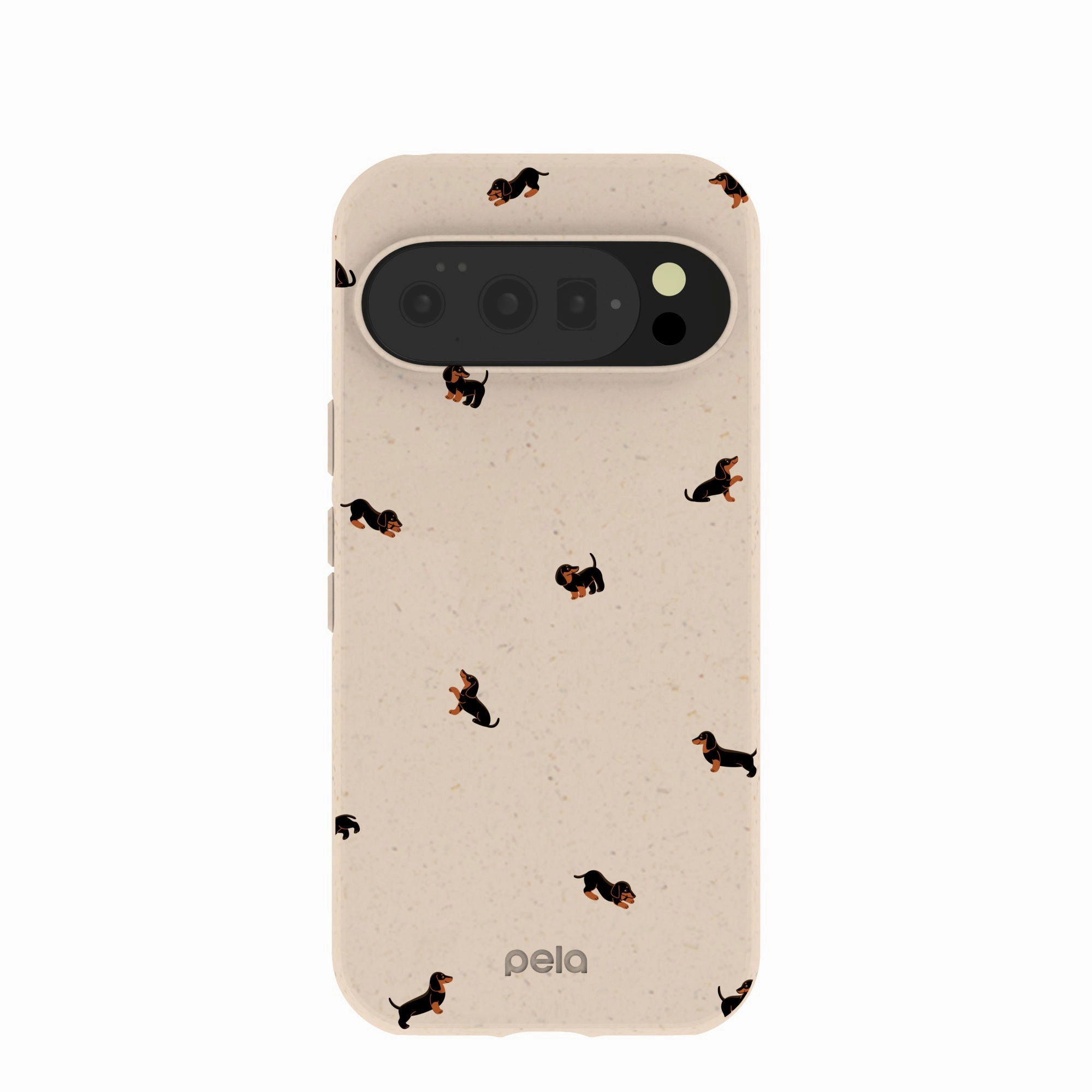 Seashell Lil Dachshunds Google Pixel 10/10 Pro Case Durable Protection Layer