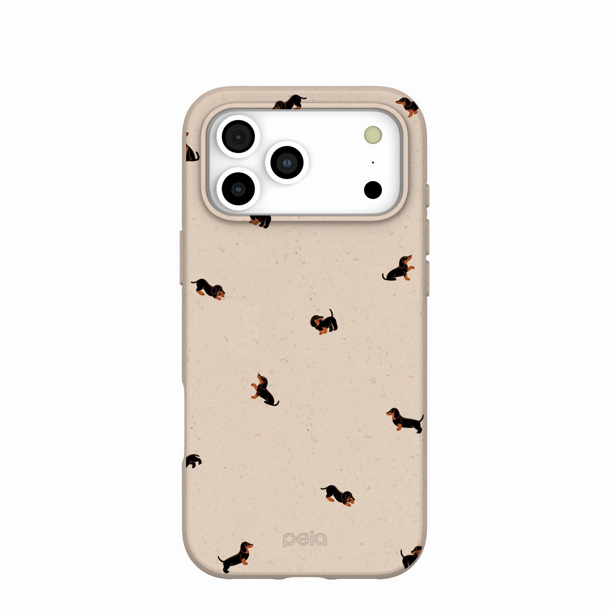 Seashell Lil Dachshunds iPhone 17 Pro Max Case Protective Form