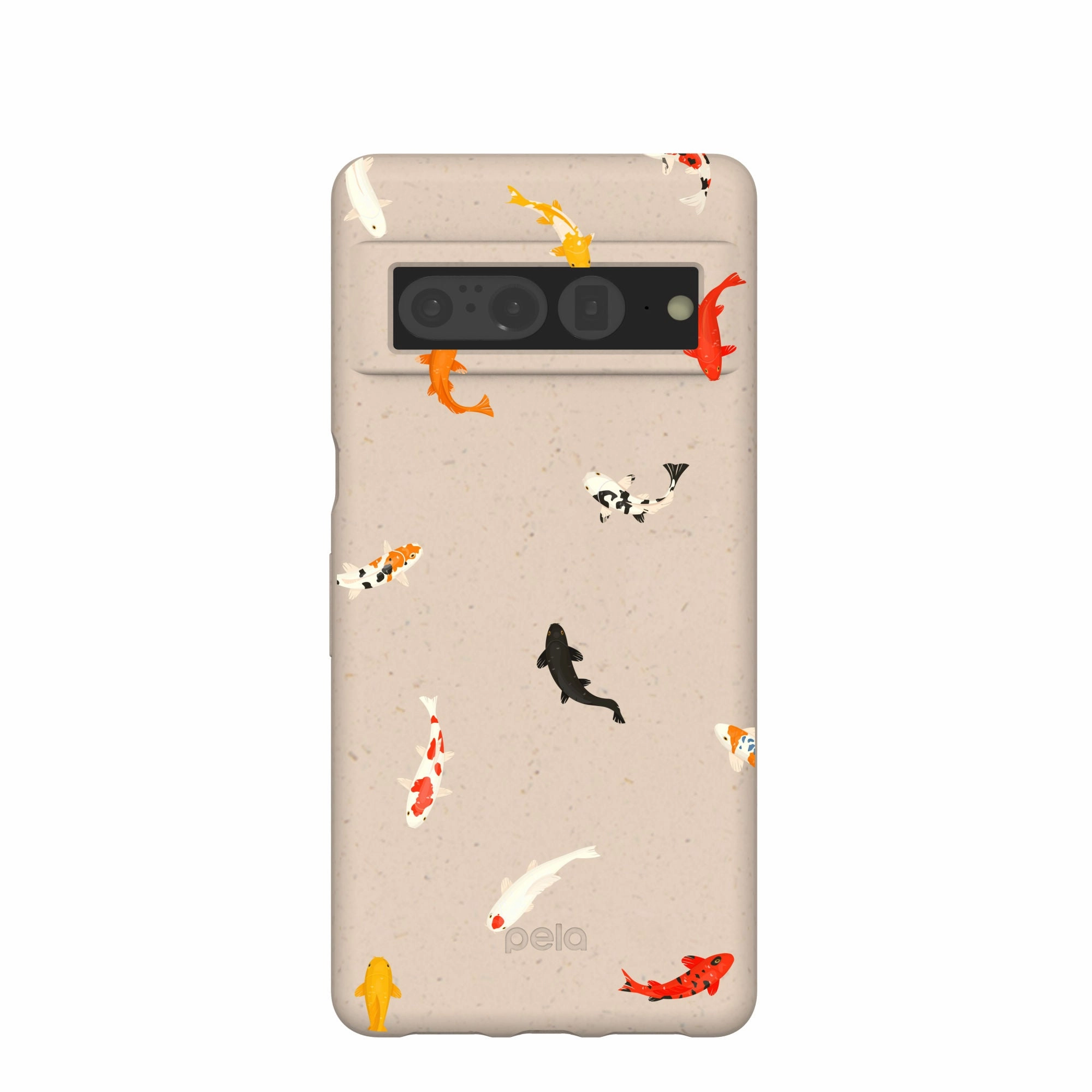 Vivid Design Texture Port Protection Seashell Lil Koi Google Pixel 7 Pro Case