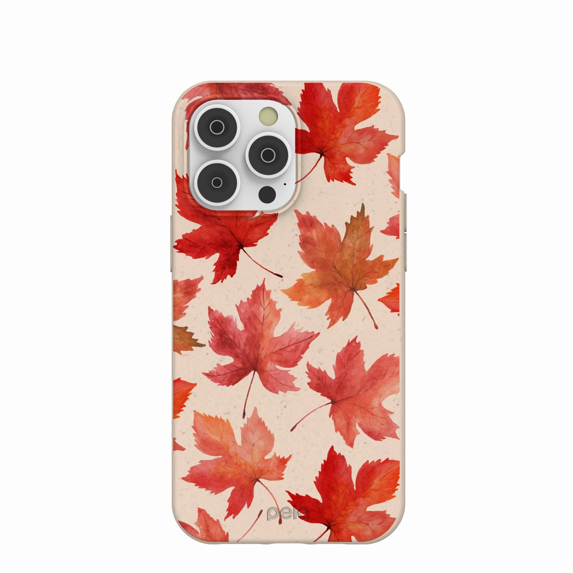 Smooth Design Seashell Maple Leaf iPhone 14 Pro Max Case