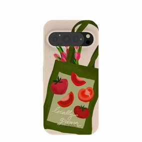 Soft touch layer Anti scratch Seashell Market Tote Google Pixel 9/9 Pro Case