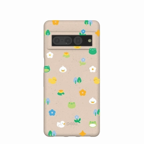 Travel Essential Modern Edge Seashell Merry Medley Google Pixel 7 Pro Case