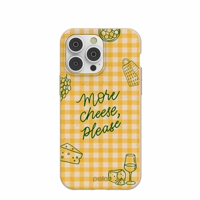 Seashell More Cheese iPhone 14 Pro Max Case Glossy Texture
