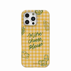Flexible Pattern Seashell More Cheese iPhone 16 Pro Max Case