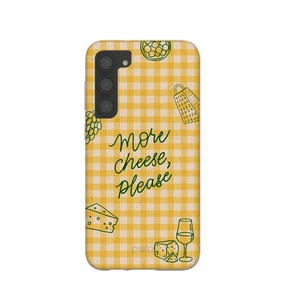 Seashell More Cheese Samsung Galaxy S23 (Plus) Case Strong Corners slim fit