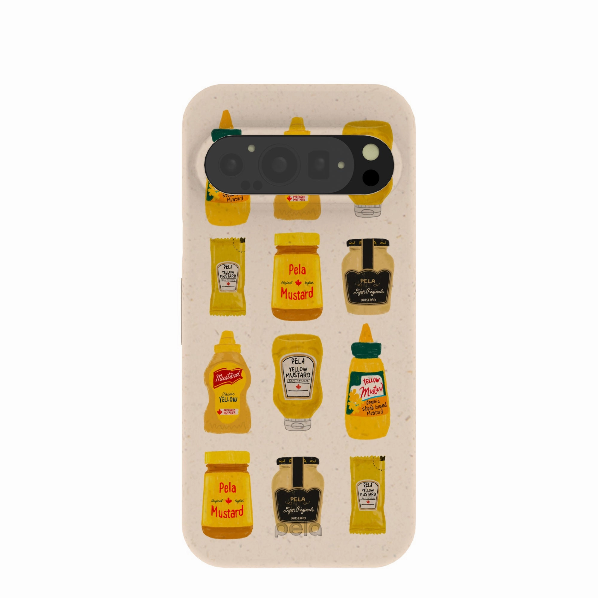 Seashell Mustard Fan Google Pixel 9/9 Pro Case Soft Look Texture