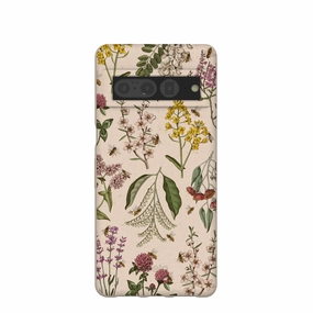 Seashell Nectar and Pollen Google Pixel 7 Pro Case Colorful Pattern