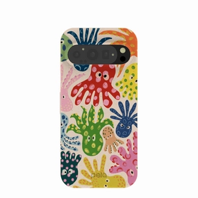 Seashell Octopi Google Pixel 9/9 Pro Case High strength