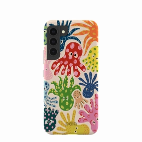 Compact Protection Comfort Build Layer Seashell Octopi Samsung Galaxy S22 Case