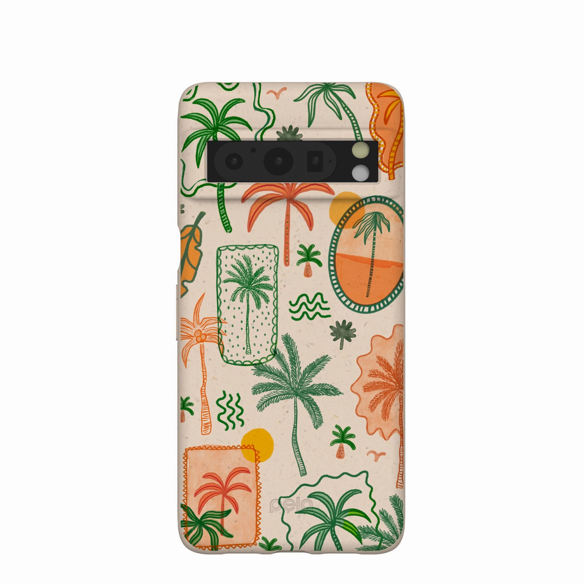 Transparent Shell Seashell Palmography Google Pixel 8 Pro Case