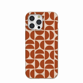 Sleek Appearance Luxury Finish Seashell Paprika Play iPhone 15 Pro Max Case