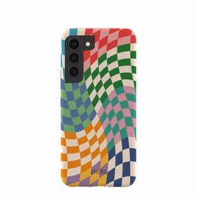 Seashell Patchwork Samsung Galaxy S22 Case Durable Material