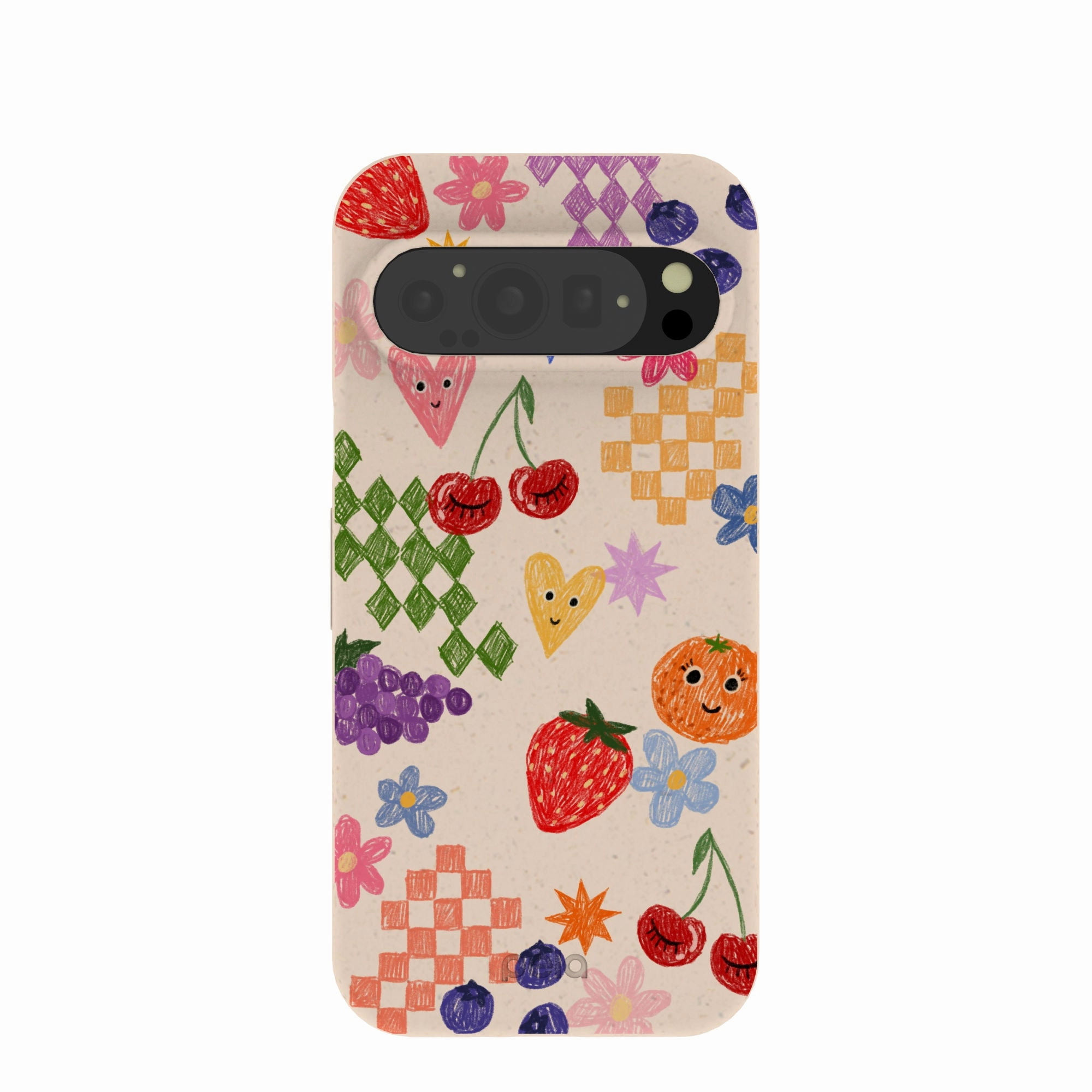 Refined Texture Seashell Pencil Doodles Google Pixel 9/9 Pro Case