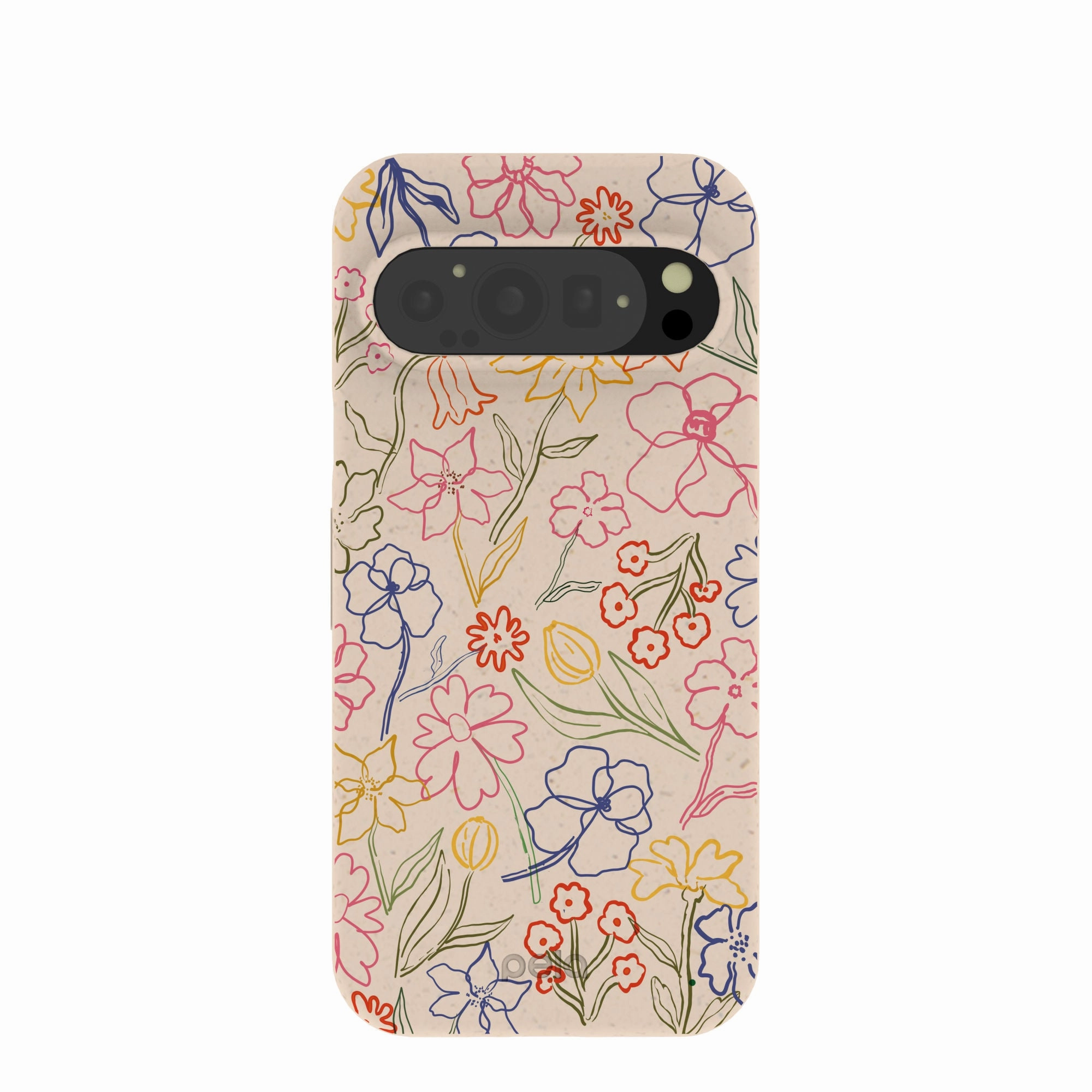 Seashell Petals Sketch Google Pixel 9/9 Pro Case Daily Style Hybrid Texture
