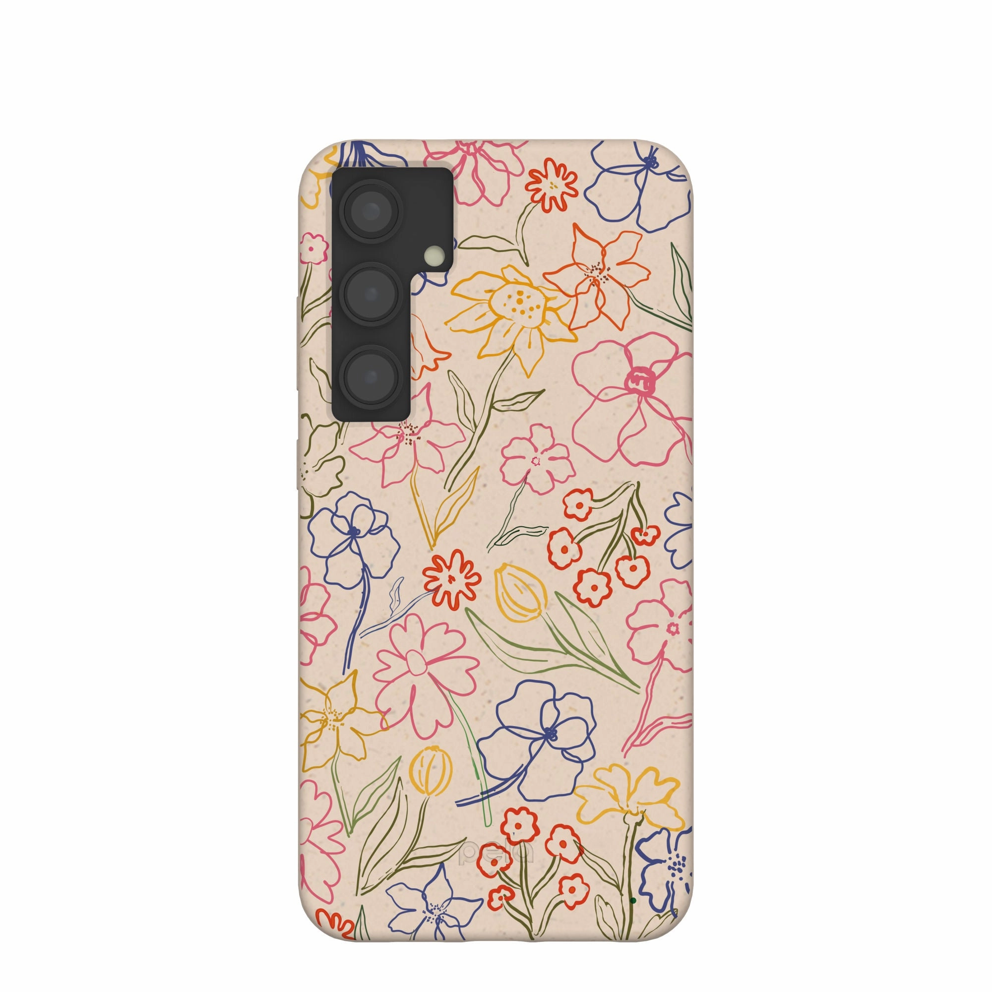 Soft Material Seashell Petals Sketch Samsung Galaxy S24 (Plus) Case