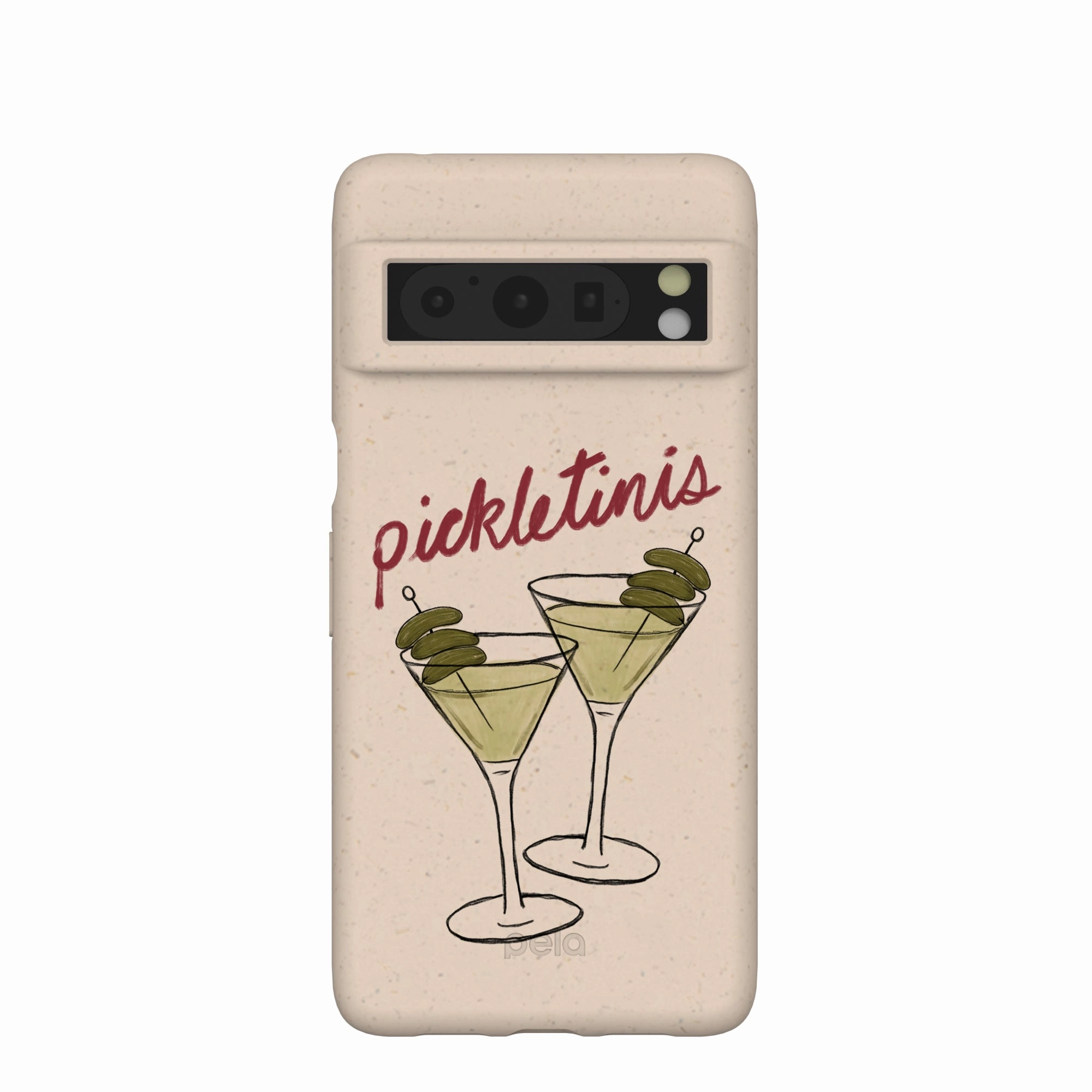 Minimal Pattern Texture Flexible structure Seashell Pickletinis Google Pixel 8 Pro Case