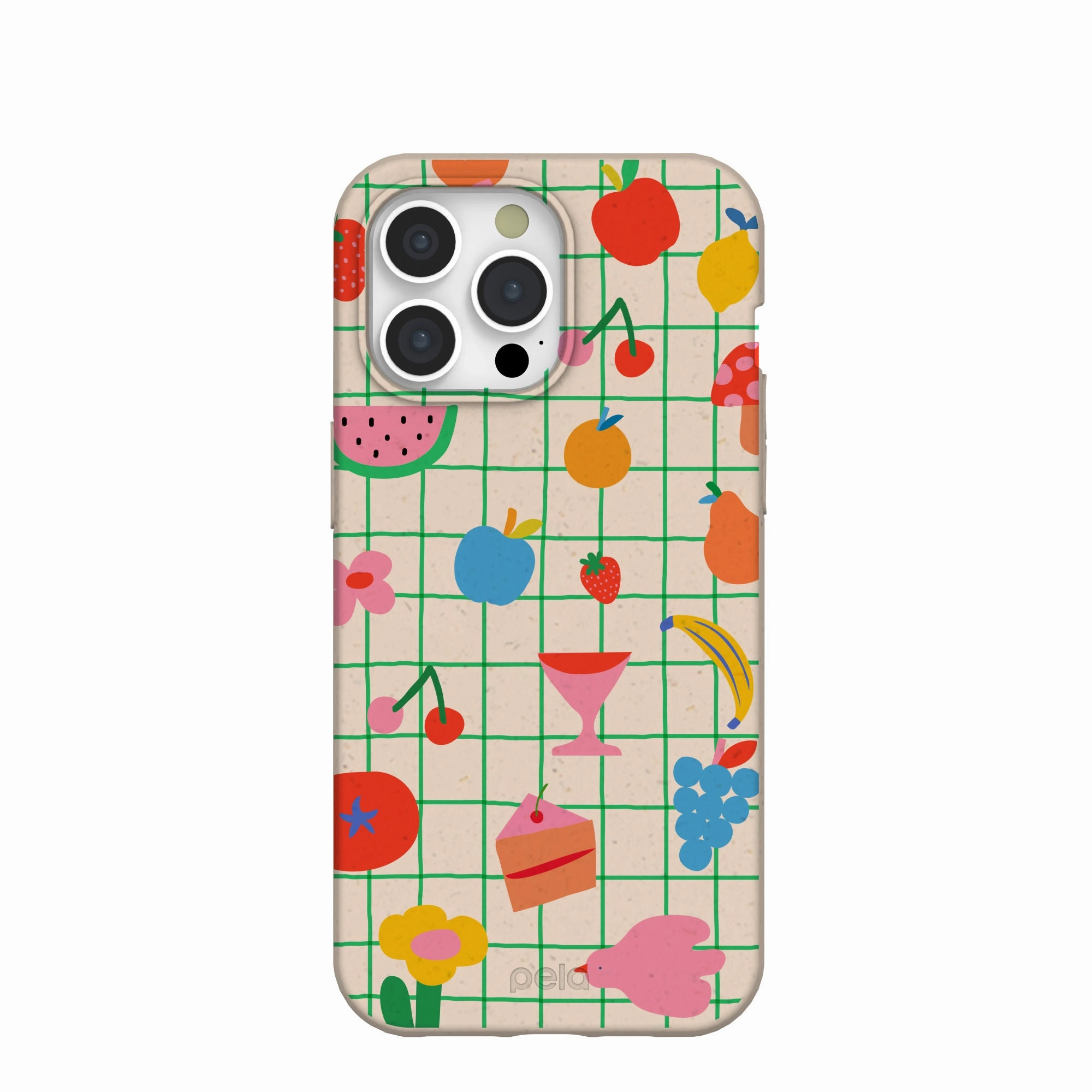 Seashell Picnic Day iPhone 15 Pro Max Case Durable Build Texture