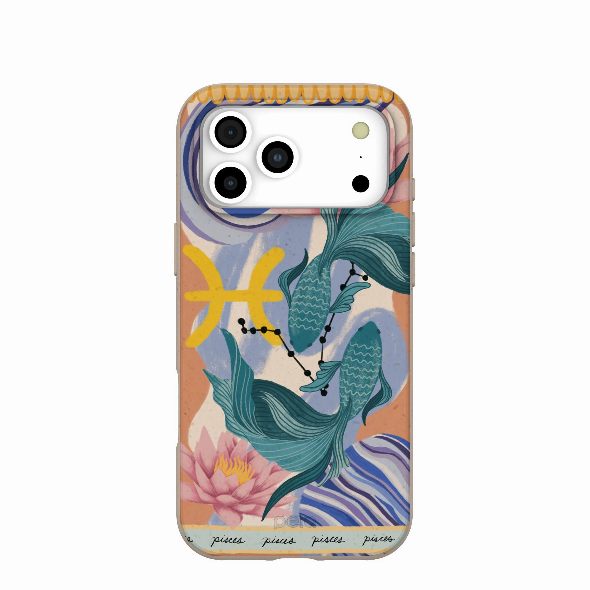 Seashell Pisces Fish iPhone 17 Pro Max Case Hand Friendly