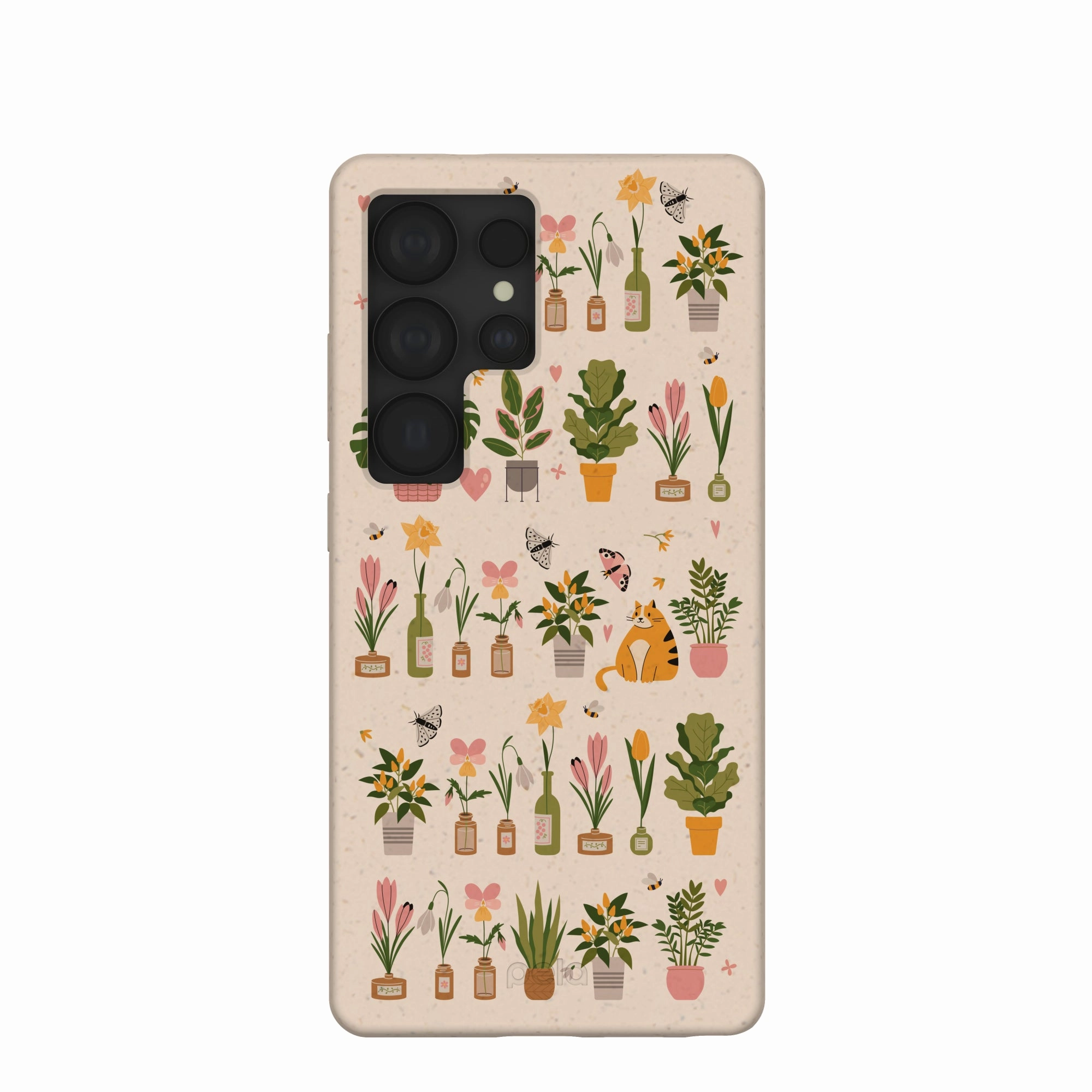 Seashell Plants and Blooms Samsung Galaxy S25 Ultra Case Stylish Surface Design anti dust