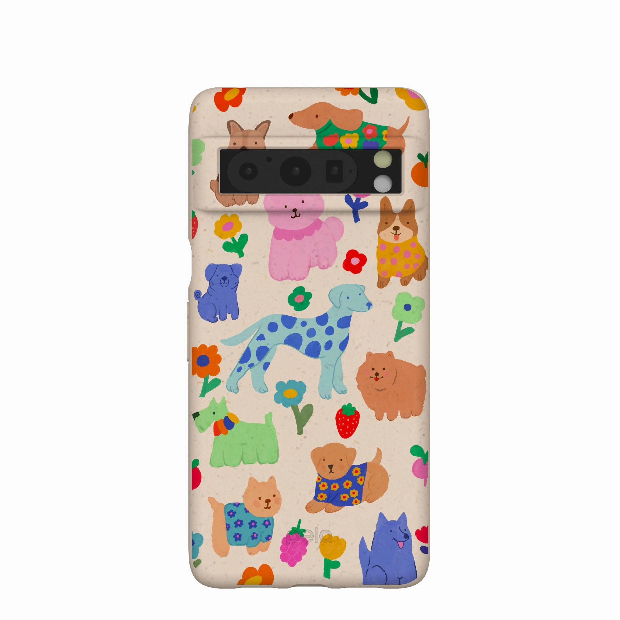 Durable Build Texture Minimal Surface Seashell Pup Bloom Google Pixel 8 Pro Case