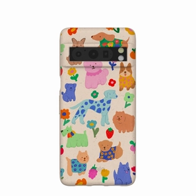 Durable Build Texture Minimal Surface Seashell Pup Bloom Google Pixel 8 Pro Case