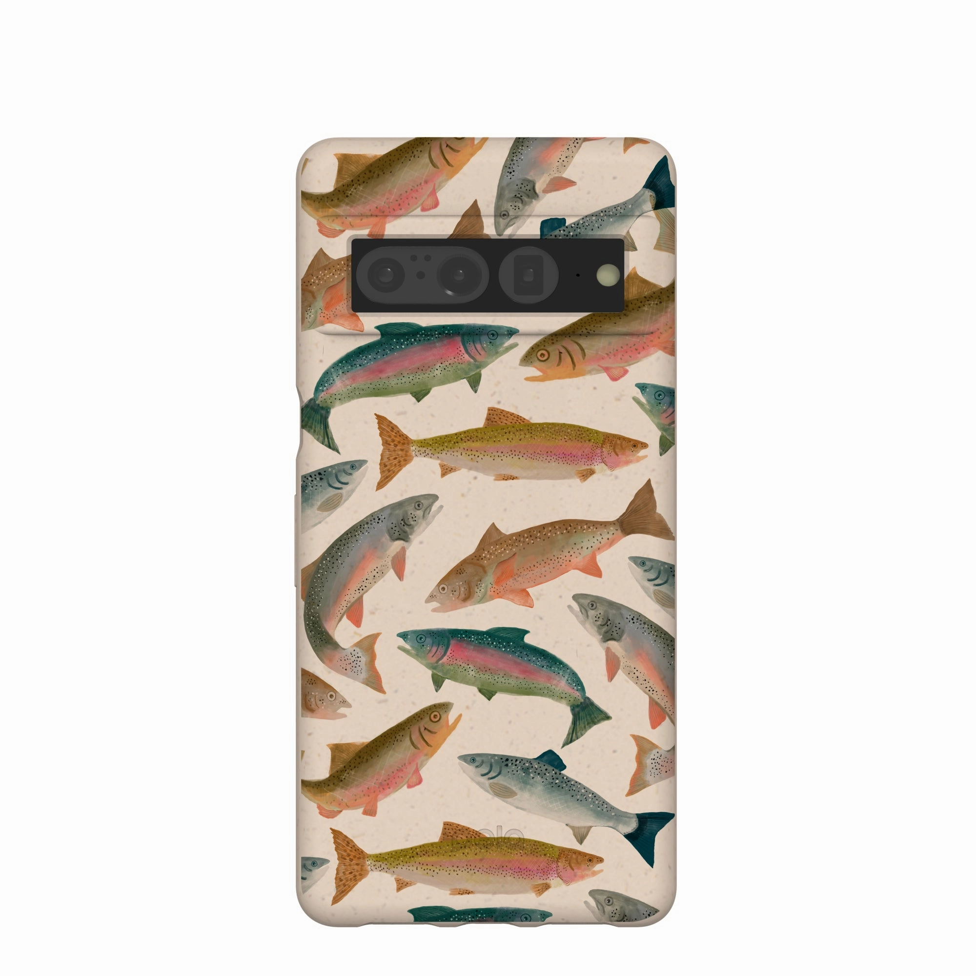 Resistant Layer Smooth Finish Touch Seashell Rainbow Trout Google Pixel 7 Pro Case